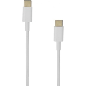 Sbox USB-TYPEC-TYPEC-1) USB-C samec/USB-C samec, 1m, bílý