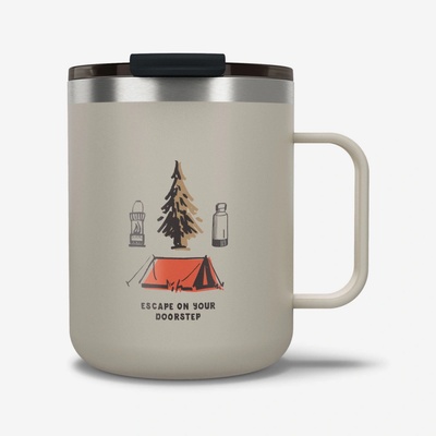 Quechua termohrnček 900 antikoro 350 ml béžový