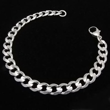 Klenotyn Pánska strieborná retiazka na ruku KRNS40