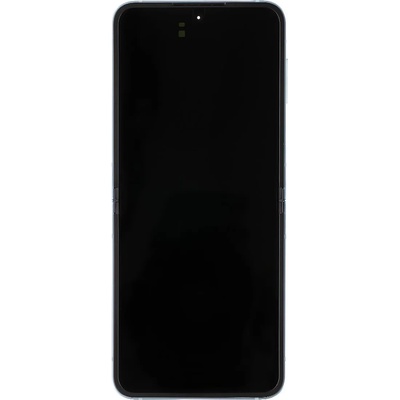 Samsung LCD дисплей + сензорен модул + преден капак Samsung F741 Galaxy Z Flip 6 5G син (Сервизен пакет)
