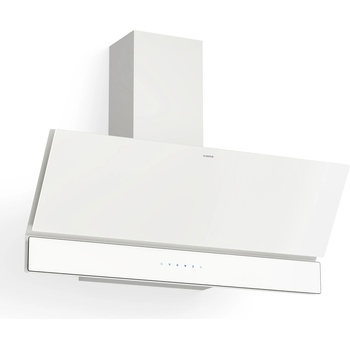 Klarstein Velaire абсорбатор, Елегантен, минималистичен, мощен, Енергийна ефективност A++, 820 м³/ч, 90 см (6110A 90cm (White)) (6110A 90cm (White))