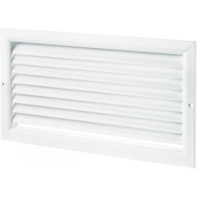 Dalap Бяла вентилационна решетка от висококачествен екструдиран алуминий 400x300 мм (90380)