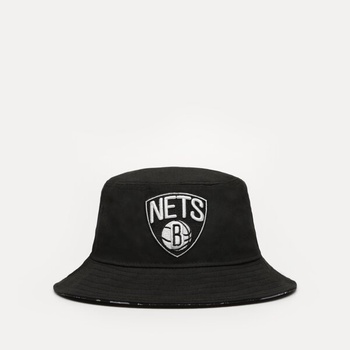 New Era Идиотка Print Infill Bucket Nets Brooklyn Nets мъжки Аксесоари Bucket hat 60298687 Черен M (60298687)