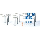 Siku World příslušenství dopravní značky a pouliční lampy