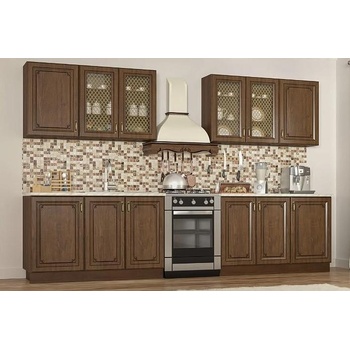 Кухня Grand орех и златен дъб патина