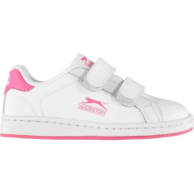 Slazenger Детски маратонки Slazenger Ash Vel Trainers Childrens - White/Cerise