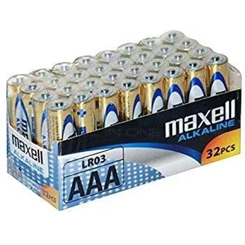 Maxell Алкални батерии MAXELL LR03 1, 5V AAA 32 бр. pack (ML-BA-LR03-32PK)