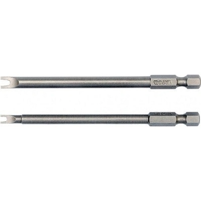 Sada bitov 1/4" 2 ks profil : L=100 mm #6, #10 - YT-0499