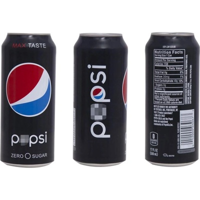 Камуфлажен силиконов калъф с имитация на Pepsi Zero кен 500ml (61120097)