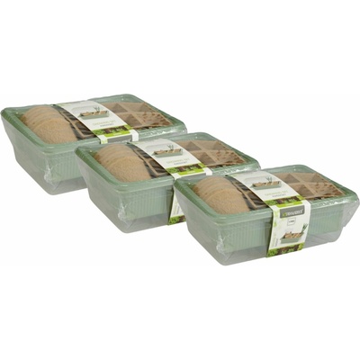 Igotrend SET 3 ks Minipařeniště ochranný poklop na rostliny 20 x 14,5 x 6 cm