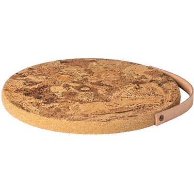 Casafina by Costa Nova Podložka korková s koženým uchem 30cm CORK COLLECTION přírodní
