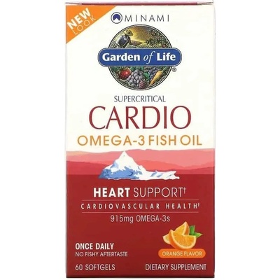 Garden of Life Minami Cardio Omega-3 pomeranč 60 kapsúl
