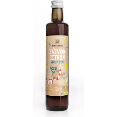 Sonnentor Zázvor Citrón sirup BIO 500 ml