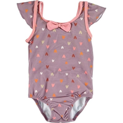 Sterntaler Детски бански костюм Sterntaler Kid's Swim Suit Heart Swimsuit - Pastel Violet - размер 74/80 (EU) (750-1737-0111)