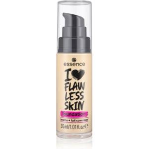 essence I LOVE FLAWLESS SKIN фон дьо тен с матиращ ефект цвят 20 - Medium Porcelain 30ml