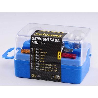 AUTOLAMP Sada žiaroviek MINI UNI H7 12V AK19