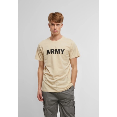 Brandit Тениска Army T-Shirt beige XXLUB-BD9594-00003 - Тъмносив, размер M