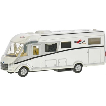 Mikro Kids Globe Traffic каравана Carthago 16см метална с обратен ход на батерии със светлина