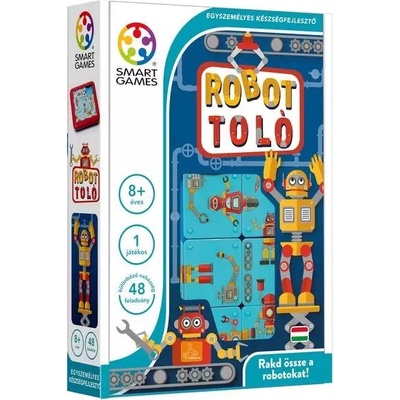 SmartGames Умни Игри: Плъзгащ робот - развиваща играчка с инструкции на унгарски език (19848-182)