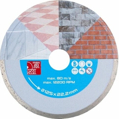 LEVIOR kotúč diamantový 125mm DIAMANT plný