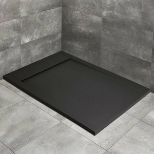Radaway Teos F правоъгълно композитно душ корито 140x80 см черно (HTF14080-54)