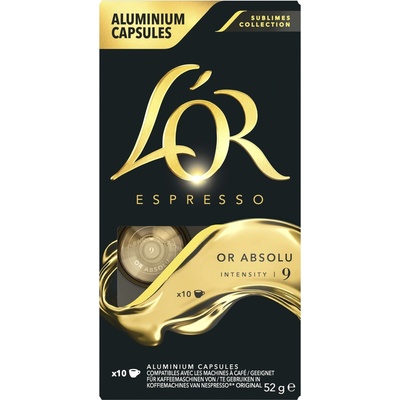 L'OR Hlinikove Kapsle Espresso Or Absolu Do Nespresso 10 ks