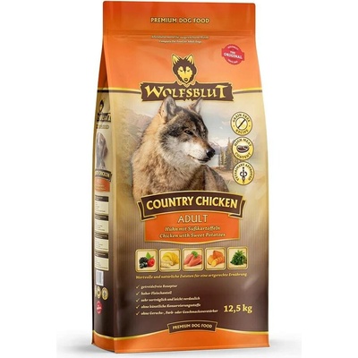 Wolfsblut Country Chicken Adult se sladkými bramborami 12,5 kg