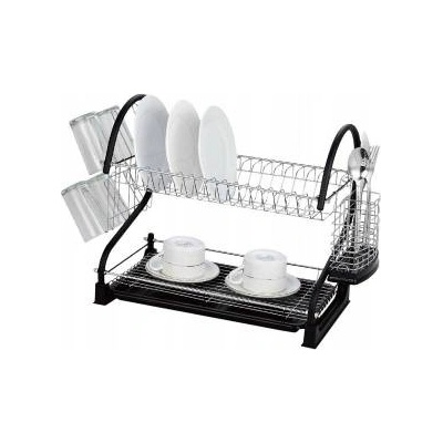 SPRINGOS Dish dryer from 2176 black 52 x 24 x 37 cm