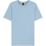 Boss Тениска Boss Mens BOSS ORANGE Tales T-Shirt with Logo Patch Premium Cotton - Blue 458