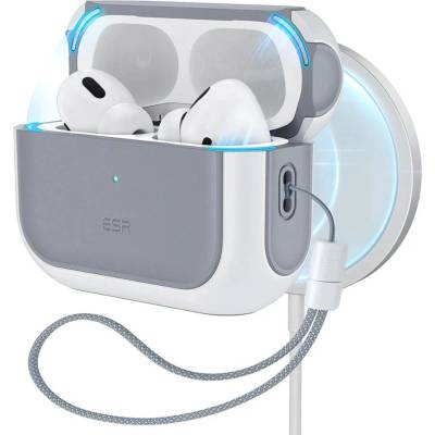 Guess Калъф за Apple AirPods Pro 3 - с MagSafe - ESR Orbit Hybrid HaloLock - Бял
