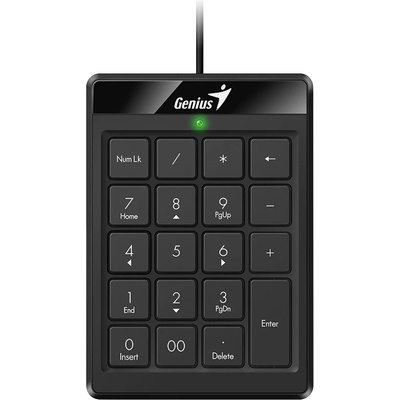 Genius Клавиатура Genius Keypad USB NumPad 110, с кабел (GENIUS-NUMPAD-110-BK)