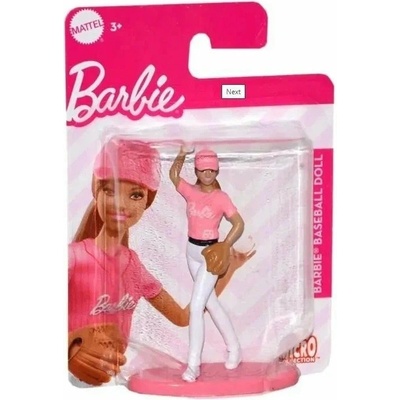Mattel Barbie Mikro sportovkyně basebalistka HCH17