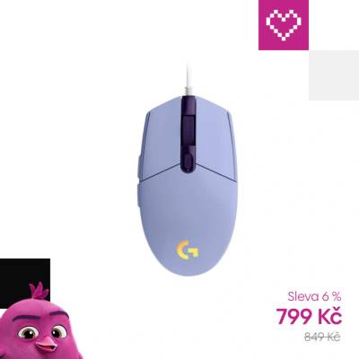 Logitech G203 LIGHTSYNC RGB 6 Button Gaming Mouse 910-005853