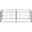 vidaXL Koterec pre psa strieborný 200 x 100 x 70 cm