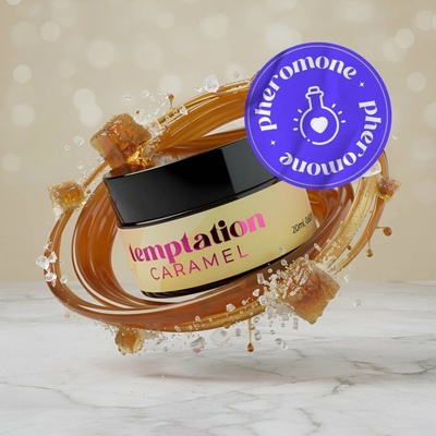 Crushious Temptation Pheromone Massage Candle Caramel 20 ml