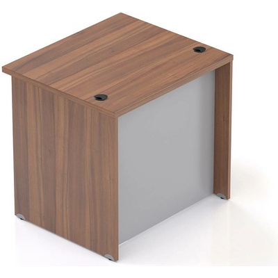 Nábytek Designový cz LKA08 19 Recepční pult Komfort ořech / šedý