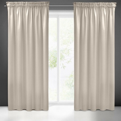 Pierre Cardin ZATEMŇOVACÍ ZÁVĚS NA PÁSCE PIERRE CARDIN SIBEL 140X270 CM STŘÍBRNÁ