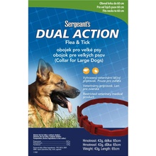 Sergeanťs Dual Action antiparazitní obojek pro psy 65 cm