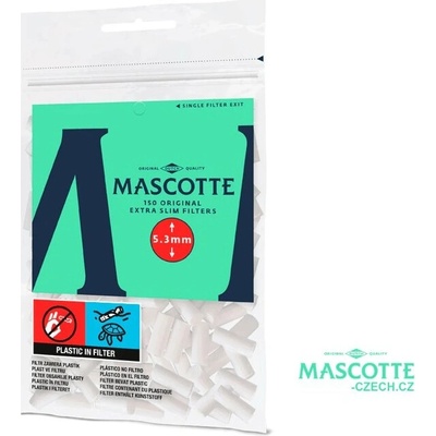 Mascotte extra slim filter tips 150 ks – Zboží Dáma