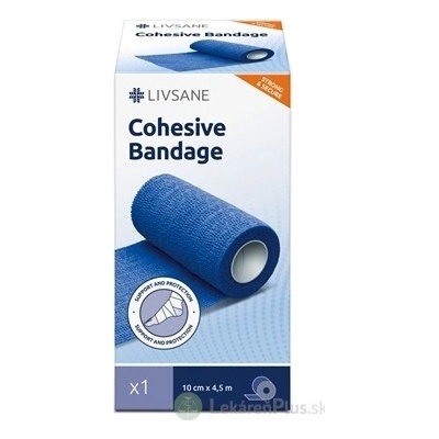 Livsane Kohezívne Fixačné Ovínadlo 10 cm x 4,5 m, 1x1 ks