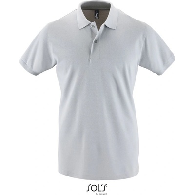 Sol´s Collection polokošile Perfect Men krátký rukáv pánská Cot-251134n4501 šedá pure