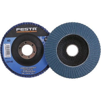 Festa Lamelový brusný kotouč 115 mm P40 22140