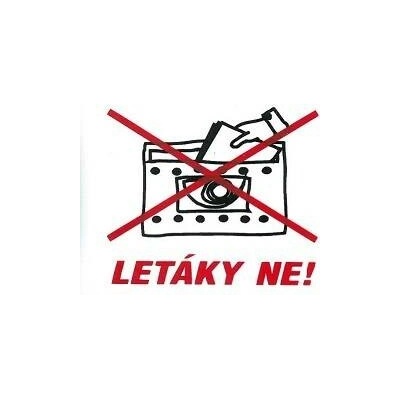 Magg 120127 samolepka Letáky ne 37x52mm znak PHT120127