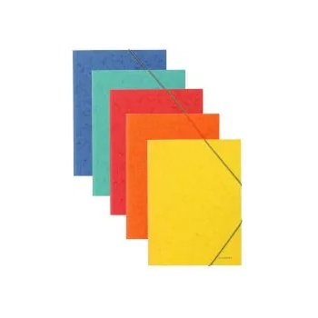 Q-Connect Папка картонена с 3 капака и ластик