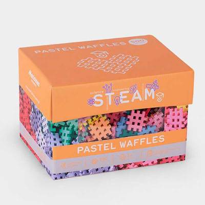 Marioinex Steam вафлен конструктор в пастелни цветове - 500 части (903 629)