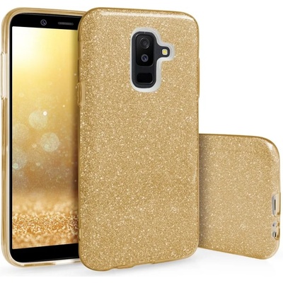 Samsung Силиконов гръб Emily Shining за Samsung J415 Galaxy J4 Plus 2018, Златен (6052)