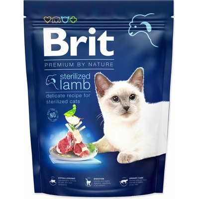 Brit Premium Cat by Nature Sterilized Lamb 300 g
