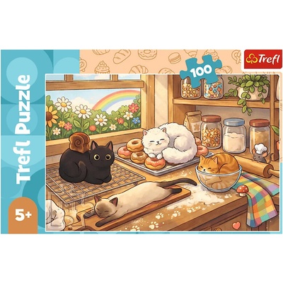 TREFL Nezbedné mačiatka 100 dielov