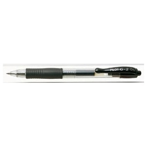 Pilot Gelpen с/клик G-2 0, 5 черен (BL-G2-5-B)