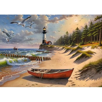 Cherry Pazzi - Puzzle Baltic Sea Coastline - 1 000 piese